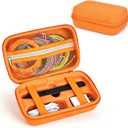 Hard Carrying Case Compatible with MYNT3D Super 3D Pen, Storage Carrier Case for Filament and other accessories (Orange)