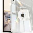 Magnetic Case for iPad mini 7 A17 Pro, iPad mini 7th/6th Generation Case(2024/2021) 8.3 inch Clear Back Cover,Slim&Light, Soft TPU Frame&Transparent Back,Military Grade Protective (Cream White)