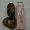 CJL HAIR 14 Inch Claw Clip in Ponytail Extension Synthetic Curly Wavy Fake Faux Hair Pony Tail Hair Piece High Temperature Fiber Hairpieces for Women Girls Kids (Ash Medium Brown/Ash Blonde)