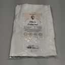 FAUNNA 600TC 100% Cotton Pillow Protectors, Queen Size (20x30), 2 Pack, Oeko-TEX Certified, Hotel Grade Pillow Cover with Silent Zipper, Zip Up Pillow Cases, White