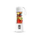 Portable Blender - Cordless 13oz. Personal Blender for Shakes and Smoothies, Licuadora, BPA Free, USB-C Rechargeable, Mini juicer for Travel, Leakproof, Juicer Cup, Ice Crush (White)