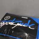 2PM SPORTS Vinal Girls Adjustable Flashing Inline Skates, All Wheels Light Up, Fun Illuminating Skates for Kids Men Adult Women and Boys (Medium - Big Kid (1-4 US), Azure & Blue)