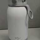 Bear Portable Bottle Warmer for Travel, Milk Warmer for Breastmilk Formula, 17oz Large Capacity Water Warmer with Precise Temp Control, Fast Heating&Long Battery for Travel Car Airplane