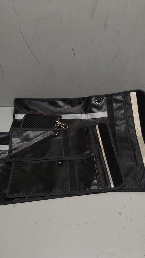 Black Vinyl Vacuum Cleaner Attachment Tool Caddy