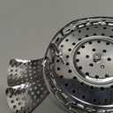 Veggie Vegetable Steamer Basket, Folding Steaming Basket, Metal Collapsible Stainless Steel Steamer Basket Insert, for Cooking Food, Expandable Fit Various Size Pot(5.3" to 8.6") YLYL (Silver)