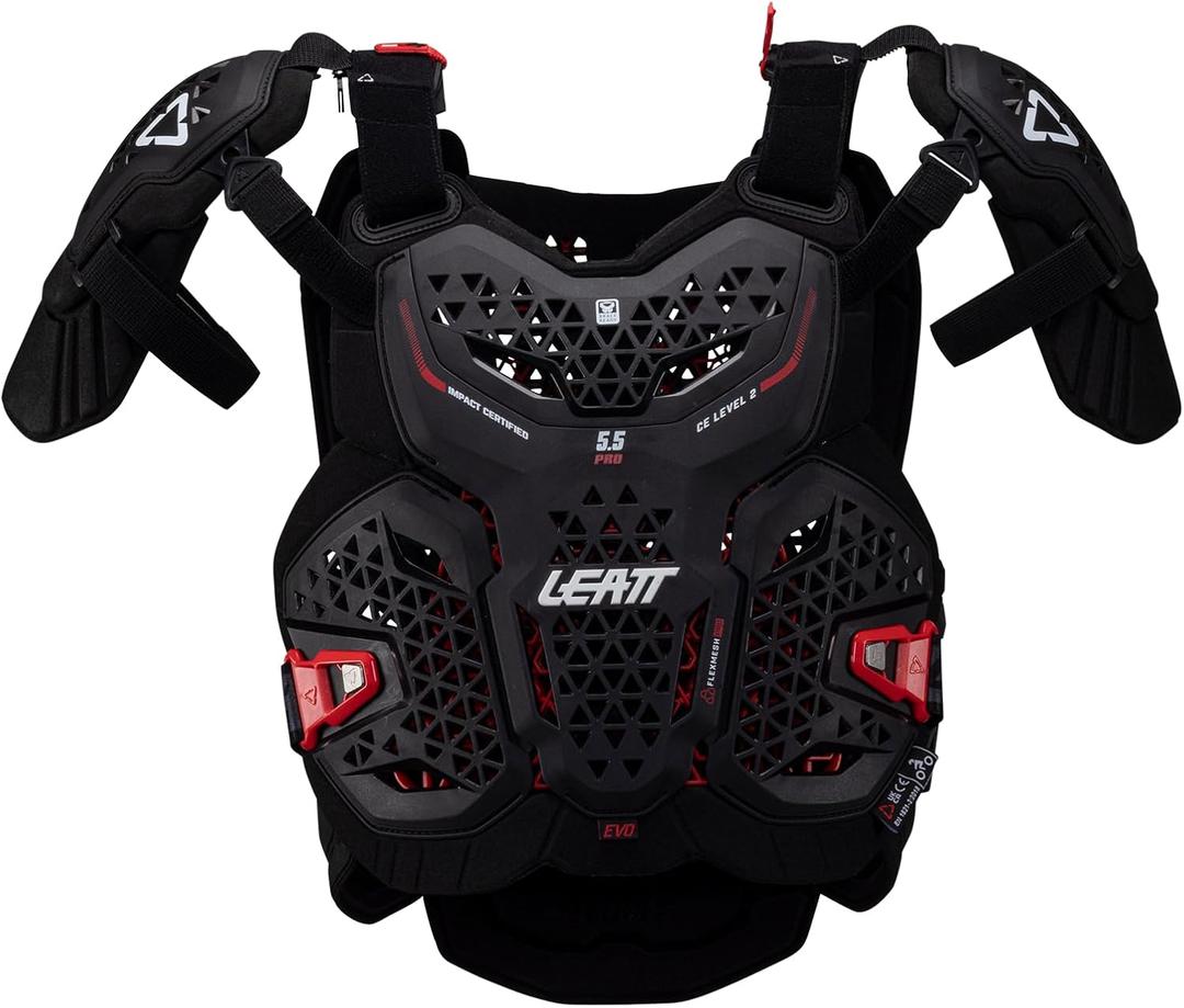 Leatt Chest Protector 5.5 Pro Evo (S/M 160-172cm S/M 160-172cm, Black) Leatt Chest Protector 5.5 Pro Evo (S/M 160-172cm S/M 160-172cm, Black)
