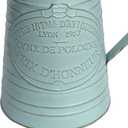 APSOONSELL Shabby Chic Metal Jug Vase Pitcher Flower Holder for Home Decoration