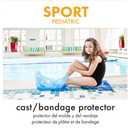 Brownmed - Seal Tight Sport Pediatric - Kid's Cast Swimming Cover - Waterproof Leg Bandage & Cast Cover for Swimming & Showers - Durable Shower Protector & Cast Bag for Leg Casts - Pediatric Leg