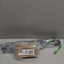 Industrial Curtain Rods for Windows 48 to 84 Inches, Blackout Wrap Around Curtain Rod, for Indoor and Outdoor, 7/8 Inch Diameter, 35 to 75 Inches, Black