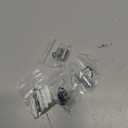 1/2 x 1/2 Inch 4PCS Aluminum Solid Sign Standoff Screws for Acrylic Advertising Screw Wall Fixing standoffs mounts Glass Display Signs (Polished Chrome Color)