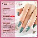JODSONE 36 PCS Gel Nail Polish Set-32 Colors Gel Nail Polish Set Same Color Same Bottle No Wipe Base Top Matte Glitter Coat Professional Choice Salon Gifts