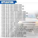 Front Climate Control Module Panel for GMC Sierra Chevy Silverado 1999-2002 599-266/15054697/ 15753264/19244873/ 9361355 Heater A/C Control Switch Air Conditioning Climate Control Module