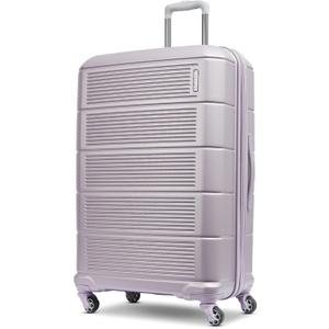 American Tourister Stratum 2.0 Expandable Hardside Luggage with Spinner Wheels, 28" SPINNER, Purple Haze, 28-Inch Checked-Large