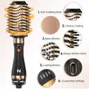 Natrial Hair Dryer Brush Blow Dryer Brush in One Hot Air Brush for Drying and Straightening, Volumizer Multi-Styler Smooth Curls for All Hair Types, Frizz-Free Blowout Brush for Salon Quality