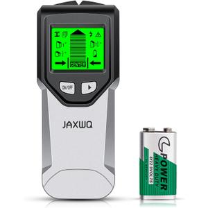 Stud Finder Wall Scanner - 5 in 1 Stud Finder Tool w/Microprocessor Chip and HD LCD Display, Stud Detector Beam Finders for the Center and Edge of Wood AC Wire Metal Studs Joist Pipe (Misty Gray)