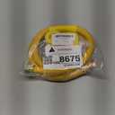 48" Flex Gas Line, Gas Dryer Connector Kit, Stove/ Water Heater/ Dryer Gas Line with Connectors 1/ 2" MIP 1/ 2"FIP 3/ 4"MIP, 5/ 8 in.OD(1/ 2 in. ID）Coated Corrugated Stainless Steel Tubing