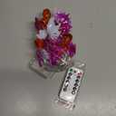 Halloween Lights Decorations, 16 FT 30 LED Waterproof 3D Pumpkin Bat Ghost Battery Operated String Lights with Timer, 8 Lighting Modes Fairy Light for Home Window Indoor Outdoor Halloween Party Decor