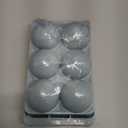 WIBIMEN Large Ice Cube Molds, Big Round Whiskey Ice Cube Trays for Freezer, Easy to Fill & Release, Whiskey Bourbon Cocktail(1.9In*6 Balls- Blue/1 Pack)