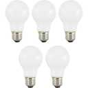 SYLVANIA LED TruWave Natural Series A19 Light Bulb, 75W Equivalent, Efficient 11W, 1100 Lumens, Medium Base, Dimmable, Frosted, 2700K, Soft White - 5 Pack (40818)