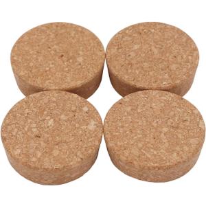 Cork Lids/Stoppers for Mason, Ball, Canning Jars (4 Pack, Wide Mouth)