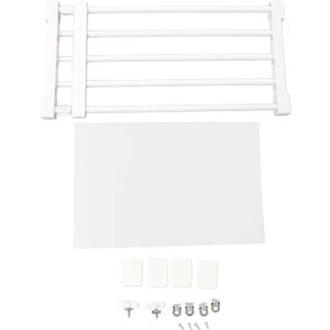 Expandable Tension Storage Shelf, 50-80cm No Drill Wardrobe Divider Rack