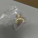 goldenwarm 10 Pack Gold Cabinet Knobs Dresser Knob for Drawer Hardware Handles and Luxury Pulls for Cabinets Zinc Alloy