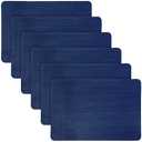 Pool Safety Cover Patch Kit Repair Kit Blue Swimming Pool Patch Repair Mesh Self Adhesive Mesh Inground Saver Pond Cover(6 Pcs,8 x 12 Inch)