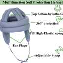 Thick Soft Elderly Protective Hat, Special Needs Hat, with Breathable