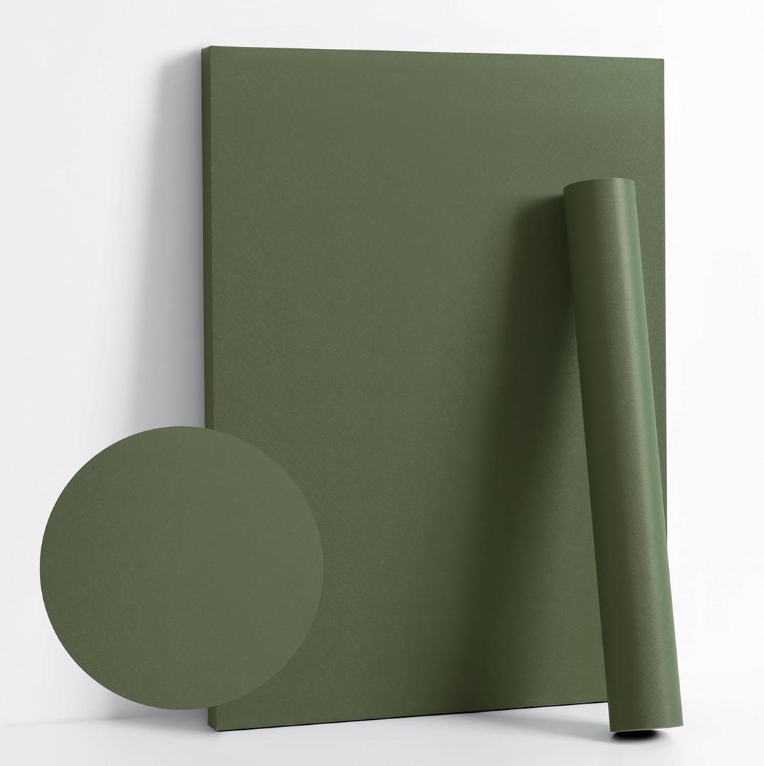 Dimoon 590''x15.7'' Green Skin Peel and Stick Wallpaper Contact Paper Modern Self Adhesive Wall Paper Removable Renter Friendly Textured Solid Color Vinyl Roll (590''x15.7'',Dark Green Skin)