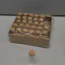 30 PCS Mini Glass Bottles, 10ml Small Glass Bottles, Vials Cork Stoppers, Spell Jars DIY Message Decoration Mini Vials for Party, Art Crafts, DIY Projects, Wedding Favors