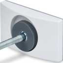 Wall Nanny - Baby Gate Wall Protector (Made in USA) Protects Walls and Doorways from Pet Gates - for Pressure Mounted Indoor Safety Baby Gates - White (1 Pack)