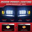 Golf Cart Headlight Taillight Kit, Club Car DS 12V LED Headlight Tail Light Kit, Club Car Headlight Taillight Kit for 1993-UP DS Gas and Electric, Golf Cart Street Legal light Kit with Wire Harness