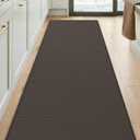 DEXI Kitchen Floor Mats Cushioned Anti Fatigue, 23x59, Large Wide Standing Runner Rug Waterproof, Comfort Memory Foam Padded for Front Sink Laundry, Brown