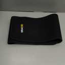 Bracoo Waist Trimmer Sweat Band for Women & Men, Sauna Belt for Lower Belly Fat, Adjustable Stomach Wrap for Workout, SE22 (Small-Medium)