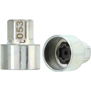 Wheel Lock Key, Sturdy Professional Anti Deformation Simple Installation Anti Theft Lugnut Socket Metal for Car(053)