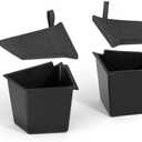 VIHIMAI Tesla Model Y Trunk Storage Bins for 5-Seater 2022-2025, Rear Trunk Organizer TPE Waterproof Trunk Storage Bins Side Box with Lids for Tesla Model y Accessories