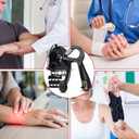 Hand Grip Strengthener Set with Piano Finger Exerciser, Silicone Trainer, Grip Ring, TPE Ball, 5 Pieces