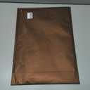 LEXMORE Placemats Set of 6 Vinyl/Plastic Woven Place Mats for Kitchen Table Indoor/Outdoor Washable Placemat Wipeable Dining Table Mats(A-Beige White)