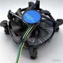 i3/i5/i7 CPU Cooler Aluminum Heatsink Compatible with Intel E97379-003 for LGA1151 LGA1150 LGA1155 LGA1156, with 4-Pin PWM 3.5-Inch Fan for Desktop PC Computer