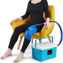 Cold Therapy Machine — Cryotherapy Freeze Kit System — for Post-Surgery Care, ACL, MCL, Swelling, Sprains, and Other Injuries — Wearable, Adjustable Knee Pad — Cooler Pump with Digital Timer