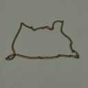 HAHIYO Purse Chain Strap Length 23.6 inches SPOT-ON Gold for Shoulder Cross Body Sling Purse Handbag Clutch Replacement Strap Comfortable Flat 0.4” Wide Enough 2.4mm Extra Thick Metal Strap 1 Pack