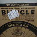 ULTRAVERSE 20x4 E-Bike Fat Tire - Robust, High-Performance 20inch Fat Tyre for MTB and Ebikes, Durable All-Terrain Directional Tread, Superior Density for Street & Trail Adventures-2 Unit, 20x4.0
