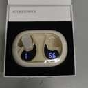 OYIB Language Translation Earbuds Real Time, 3-in-1 Translator Earbuds with 6 Translation Modes/164 Language, 50H Bluetooth 5.4 Headphones Translating Device for Travel/Business//Leaning, White