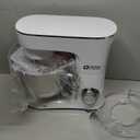 Kitchen in the Box Stand Mixer, 900W 8.5 QT Kitchen Electric Mixer, 10-Speed Large Capacity Tilt-head Food Mixer with Dough Hook, Wire Whip, Flat Beater & Splash Guard (White)