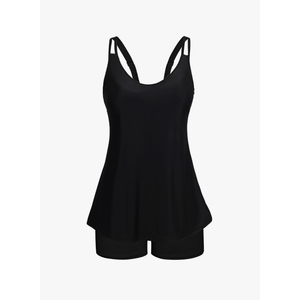 Arolina Tankini Swimsuits for Women Tummy Control Two Piece Bathing Suits Flowy Swim Tops with Boy Shorts Size XL