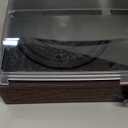 Vinyl Record Player Turntable with Built-in Bluetooth Receiver & 2 Stereo Speakers, 3 Speed 3 Size Portable Retro Record Player for Entertainment and Home Decoration (Brown)