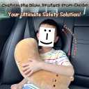 BNTR Car Seat Belt Pillow Stocking Stuffers Cute Toy Rabbit Safety Seatbelt Shoulder Pad Auto Accessory Neck Cushion Protector Seatbelt Shoulder Protector Sleeping Pillow Nice Gift (Banana)
