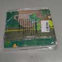 XCHI Gnomes Green Hats Shamrocks Clovers Coins Rainbow St. Patrick's Day Tablecloth Rectangle Table Cloth Washable Table Covers for Indoor Dining Home Party Decorations 52x70 Inch