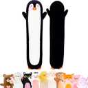 Penguin Plush Body Pillow for Kids | Long Stuffed Animal Cuddle Pillow | Soft Hugging Toy | Plushie Gift for Girls & Boys | Long Plush Body Pillow for Sleep & Comfort | Small, 23 Inches