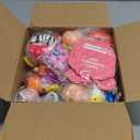 JOYIN 28 Packs Valentine Dessert squishy toys Stress Relief Keychains with Cards for Classroom Exchange Prizes, Fidget Toy Valentines Greeting Cards, Valentine Party Favors, Exchange Gifts